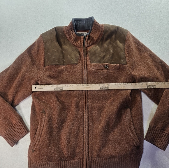 Duluth Trading Shetland Wool Sweater Jacket Men’s Large - Picture 4 of 8